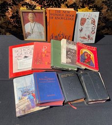 Grouping Of Vintage Books - Religious & Bibles