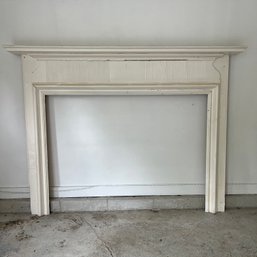 A Charming Mantel - Fluted Detailing - Removed And Ready For Pickup