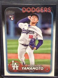 2024 Topps Yoshinobu Yamamoto Rookie Card - K