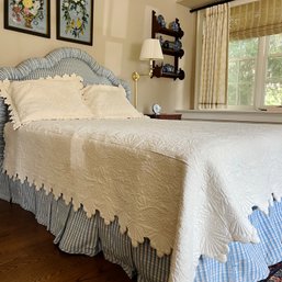 A Linen Source Coquiage Bed Spread And Shams - Queen Size