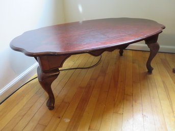 Oval Queen Anne Coffee Table