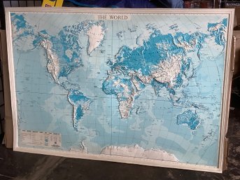 Seventh Edition The Aero Relief Map Of The World