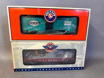 NIB Lionel Trains:  NY Central System & Operating Radar Car, 6-39206 And 6-26781