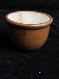 Brown And White Pottery Bowl