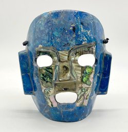 Vintage Mayan Aztec Abalone Death Mask