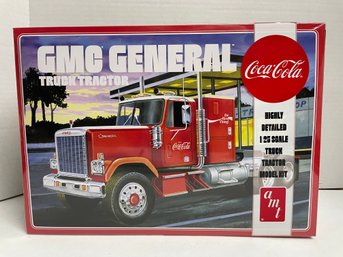 AMT, Coca Cola GMC GENERAL TRUCK TRACTOR. 1/25 Scale Model Kit (#113)