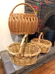 Group Of  3 Good Quality Baskets