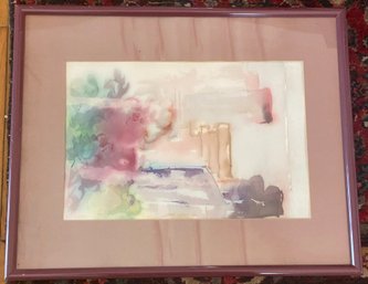 Framed Watercolor