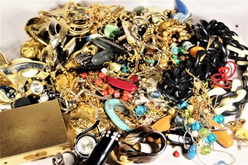 Large Lot Of Misc. Wearable And Craft Jewelry