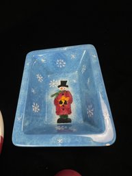 Christmas Bowl And Plate Set