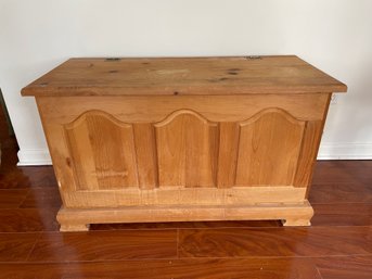 Pine Storage Trunk.