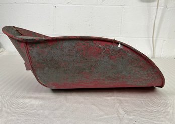 Antique Grain Measuring Bin With Chippy Red Paint