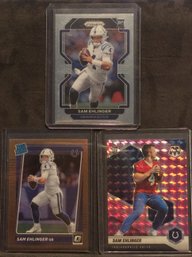 Lot Of 3 Sam Ehlinger Rookie Cards - K