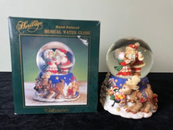 Heritage Musical Water Globe Collectible