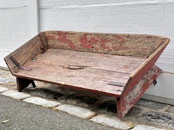 An Antique Sled Seat - Beautiful Rustic Decor