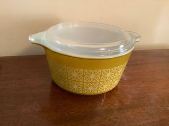 Pyrex Autumn Floral Lidded Casserole Dish