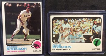1973 Topps Brooks Robinson & Frank Robinson Cards