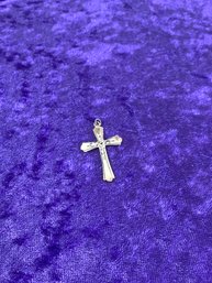 10k Cross Pendent