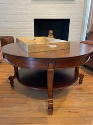 Mahogany With Banded Edges, Beautiful Coffee Table