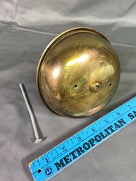 Antique Brass Bermuda Carriage Bell No Makers Mark 'pat. USA Feb 9, 1897'