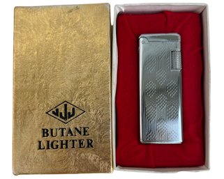 Vintage Metal Lighter, Butane, Made In Japan,