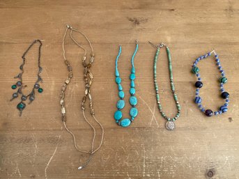 Lot Of 5 Necklaces