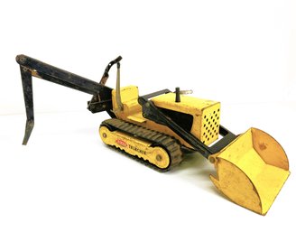 1960's Tonka Pressed Steel Trencher With Rubber Tracks- Mound Minn.