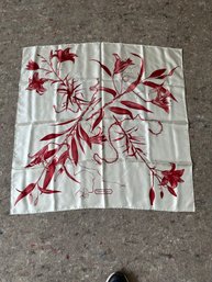 Elegant Salvatore Ferragamo Floral Scarf