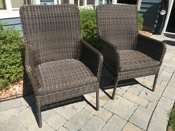 Pair Of HAMPTON Bay Outdoor Captains Chairs
