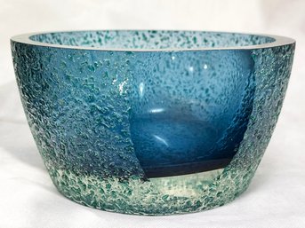 A Modern Art Glass Serving Bowl