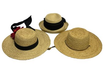 Trio Of Straw Hats