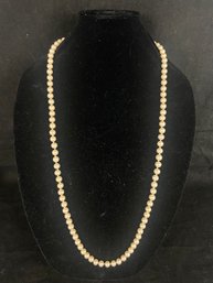 Faux Pearls With Classic, Traditional Clasp