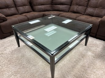 Modern Glass Top Coffee Table