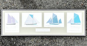 A Series Of Scale Drawings - 19th Century Lobster Boats