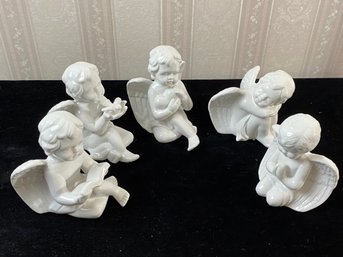 Greenbrier Ceramic Cherub Figurines