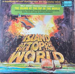 ISLAND AT THE TOP OF THE WORLD- 1974 LP BOOK & RECORD - WALT DISNEY