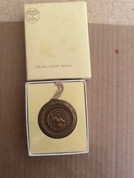 Nice State Of Israel Historical Tiberias State Medal Bronze W/ Box