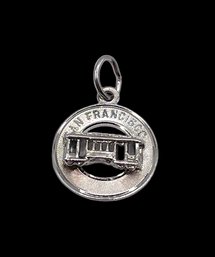 Vintage Sterling Silver San Francisco Souvenir Pendant