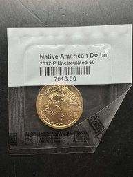 2012-P Uncirculated Native American Dollar In Littleton Package