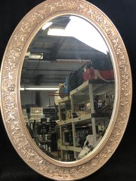 Ornate Oval Framed Mirror