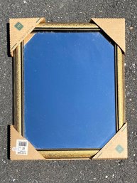 New Old Stock 11 X 14' Wall Mirror - Goldtone