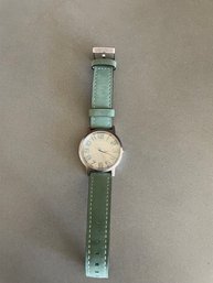 TOKYObay Ladies Watch With Sea Foam Green Leather Band