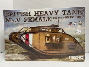 Meng, British Heavy Tank Mk. V Female, 1/35 Scale Model Kit (#119)