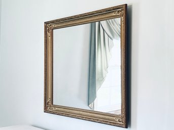 Large Elegant Wooden Mirror 35 X 28