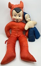 Samet & Wells Devil & Harlequin Doll