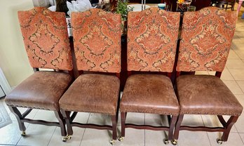 Restaurant Dining Chairs On Casters (4)