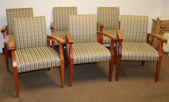 Set Of Six Casual Office Chairs - Lot 1