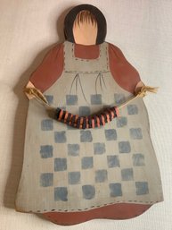 Vintage Checker Board Wall Decor