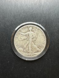 1941-D Walking Liberty Silver Half Dollar