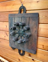 Large Antique Foundry Mold Wall Art